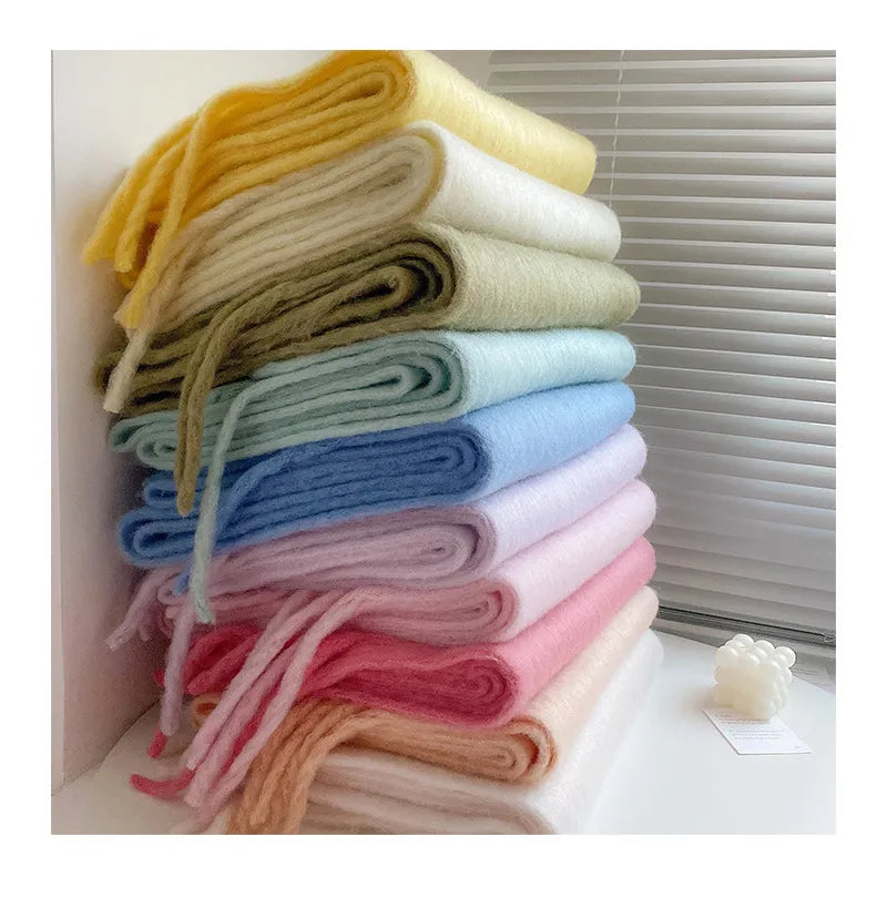 Irene | Women's Oversized Fringe Scarf - Image 8