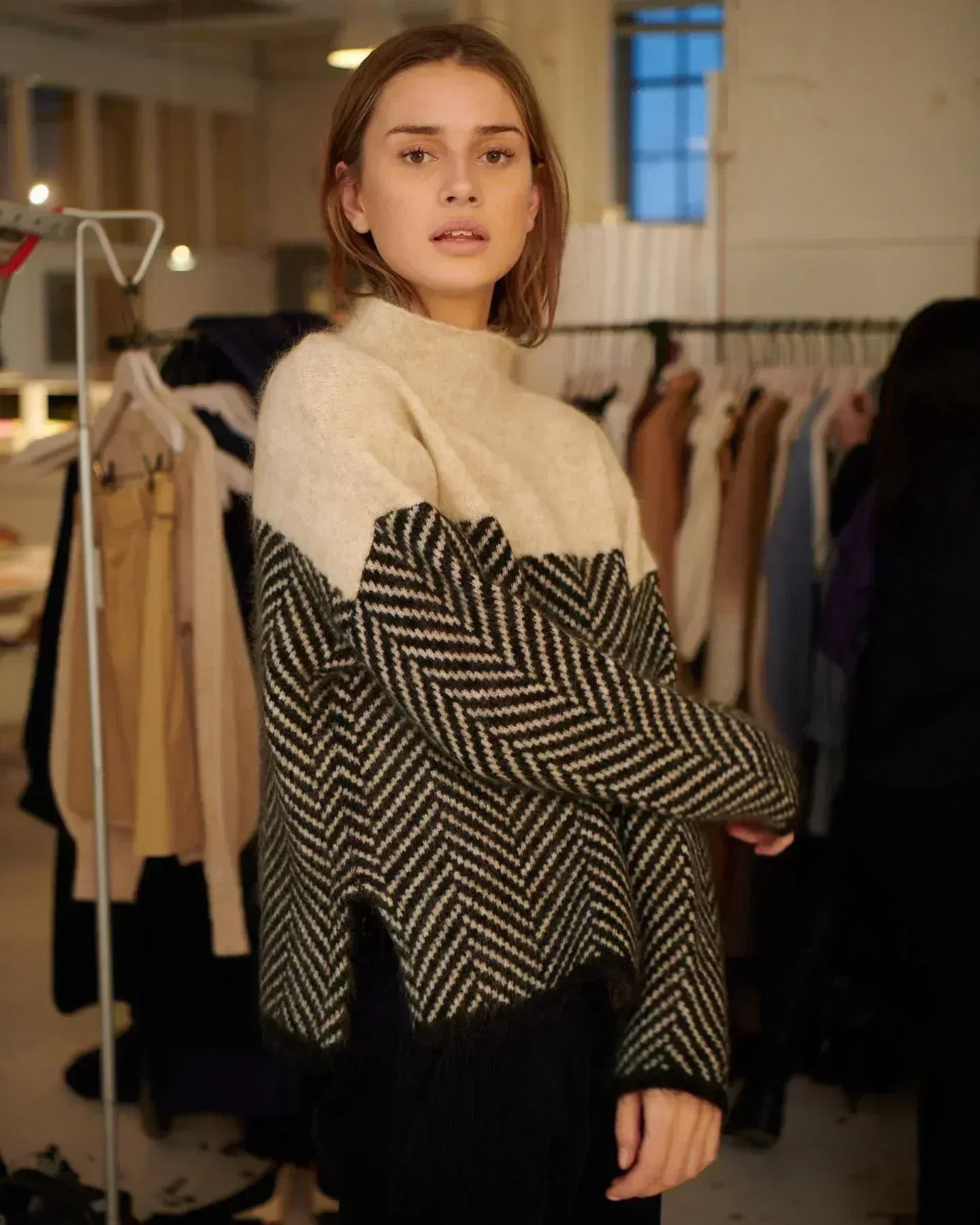 Patricia | Women's Oversized Turtleneck Sweater - Image 5