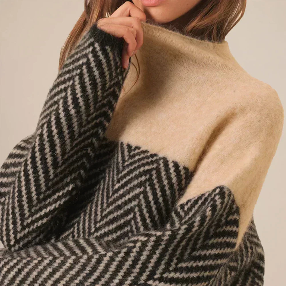 Patricia | Women's Oversized Turtleneck Sweater - Image 4