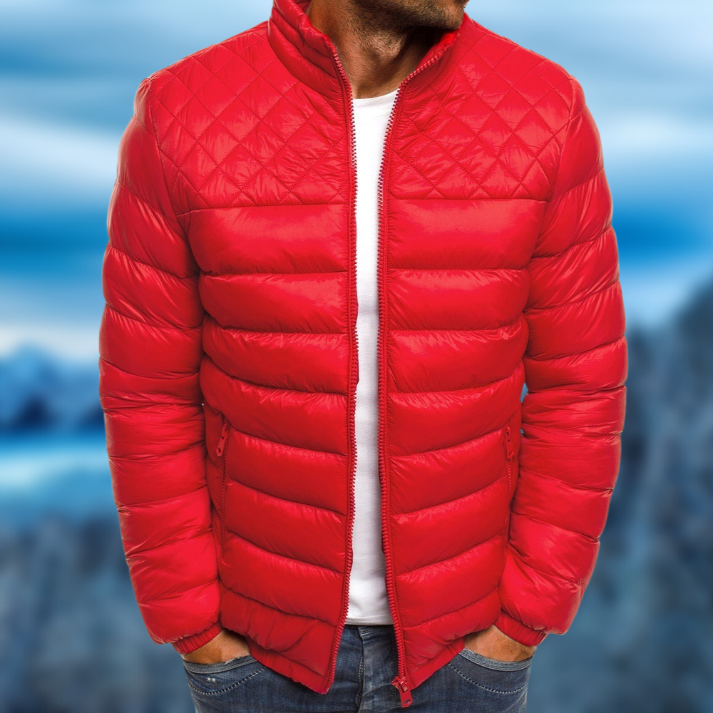 Keith | Men's Diamond Quilted Puffer Jacket - Image 2