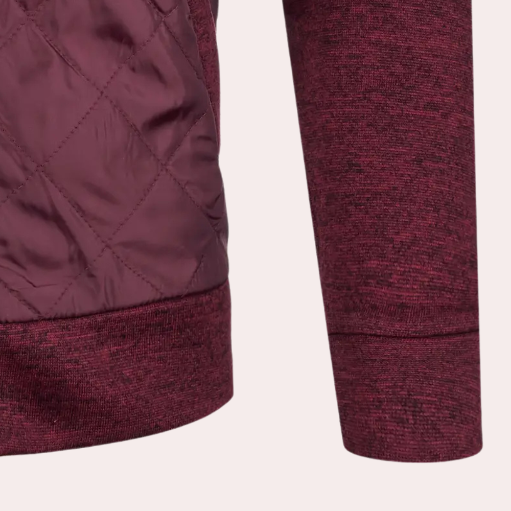 Vincent | Men's Quilted Casual Jacket - Image 4