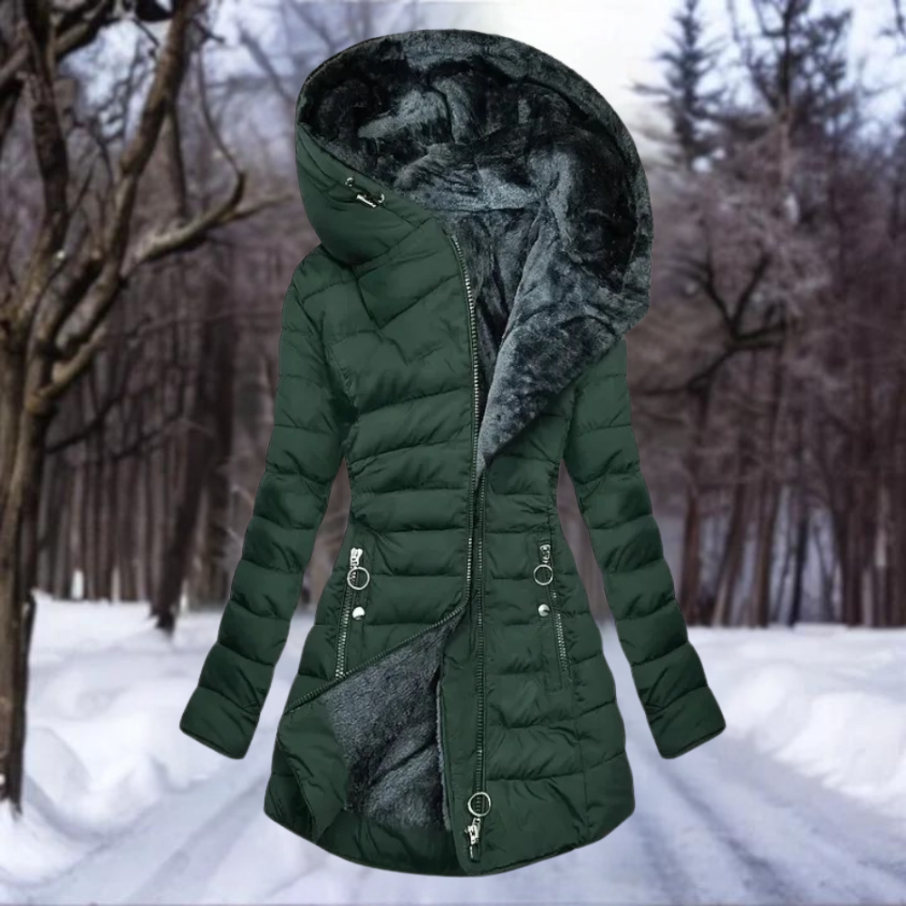 Connie | Women's Hooded Puffer Coat - Image 2