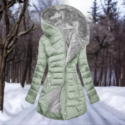 Connie | Women's Hooded Puffer Coat - Image 1