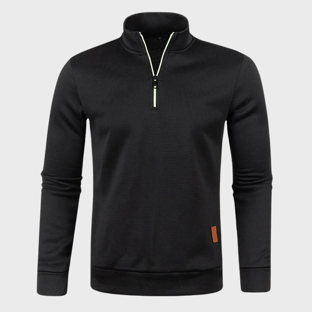 Max | Men's Quarter-Zip Casual Sweater - Image 3