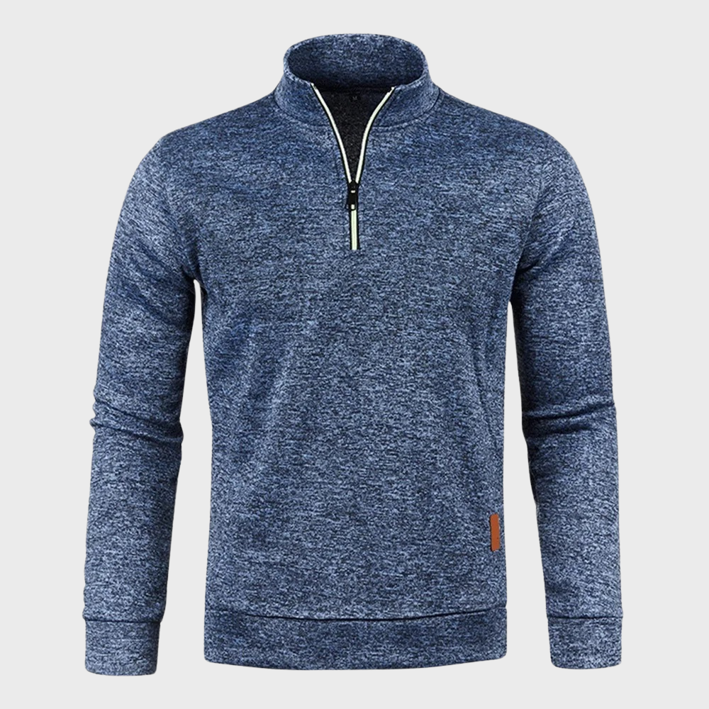 Max | Men's Quarter-Zip Casual Sweater - Image 1