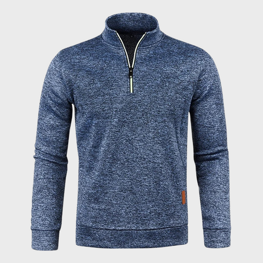 Max | Men's Quarter-Zip Casual Sweater - Image 1