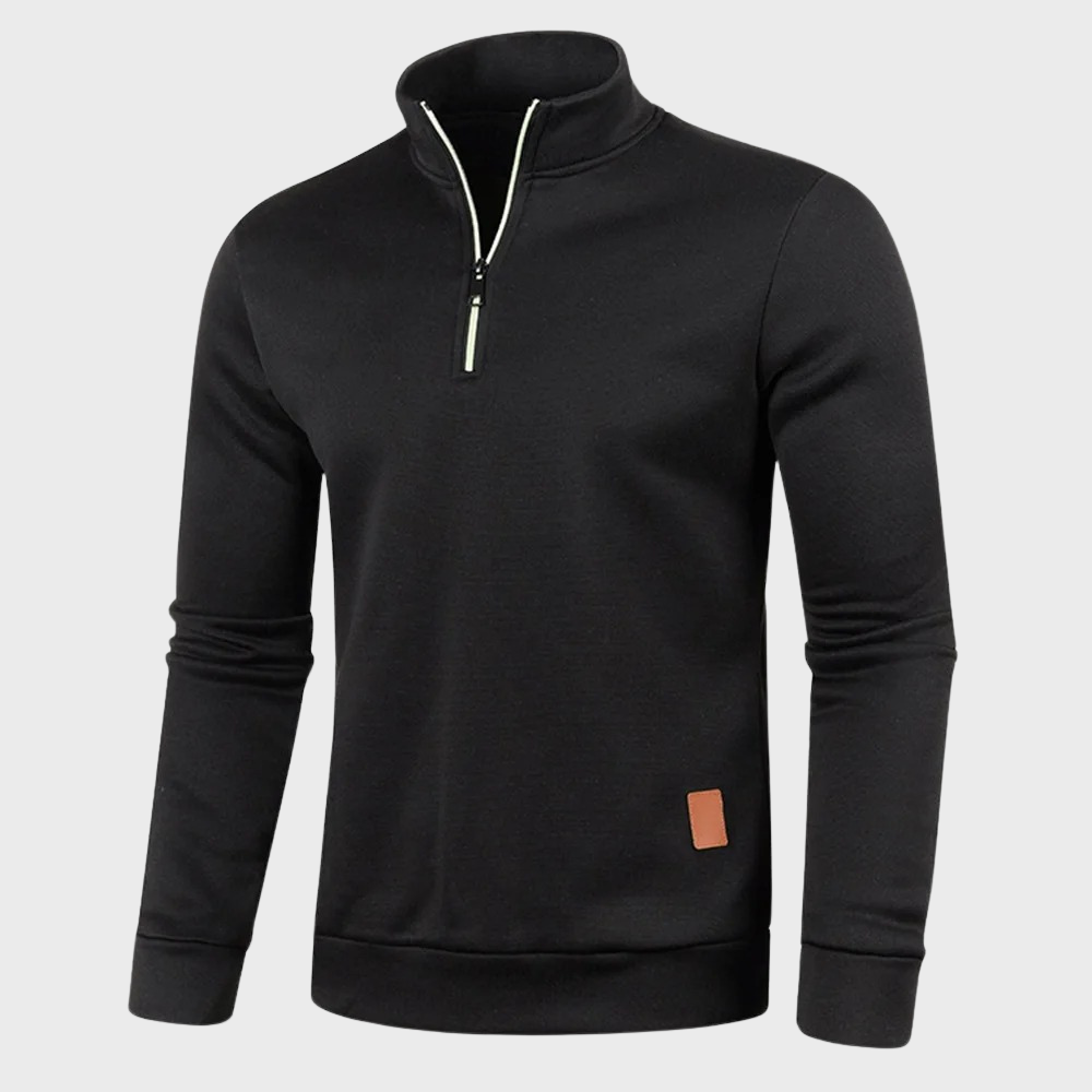 Max | Men's Quarter-Zip Casual Sweater - Image 4