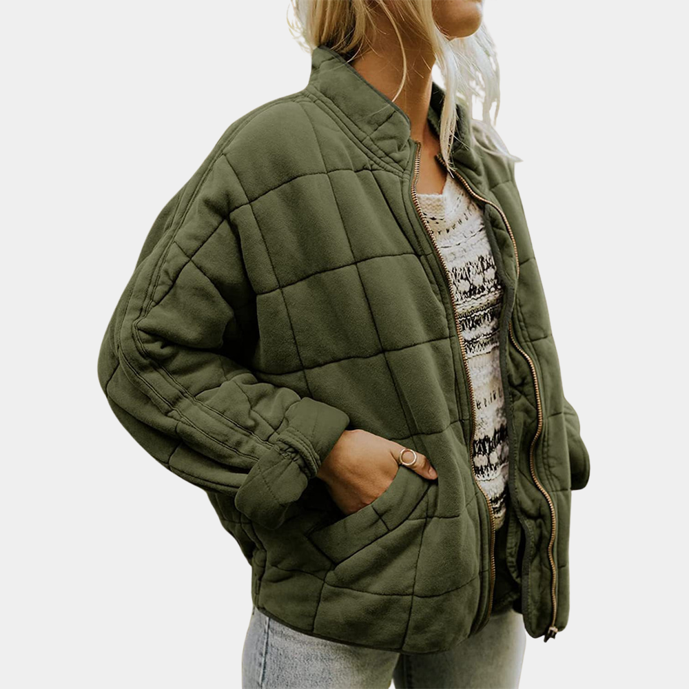 Alyssa | Women's Oversized Quilted Jacket - Image 5