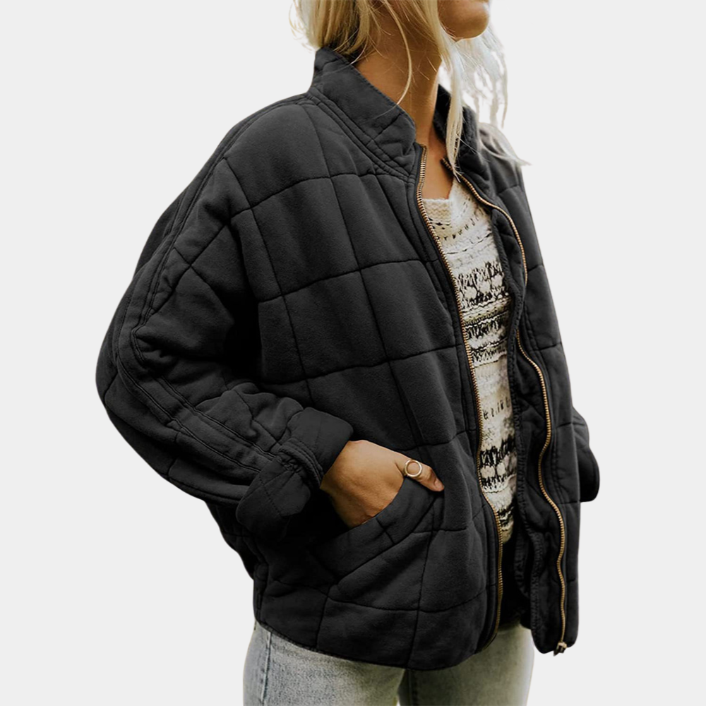 Alyssa | Women's Oversized Quilted Jacket - Image 2