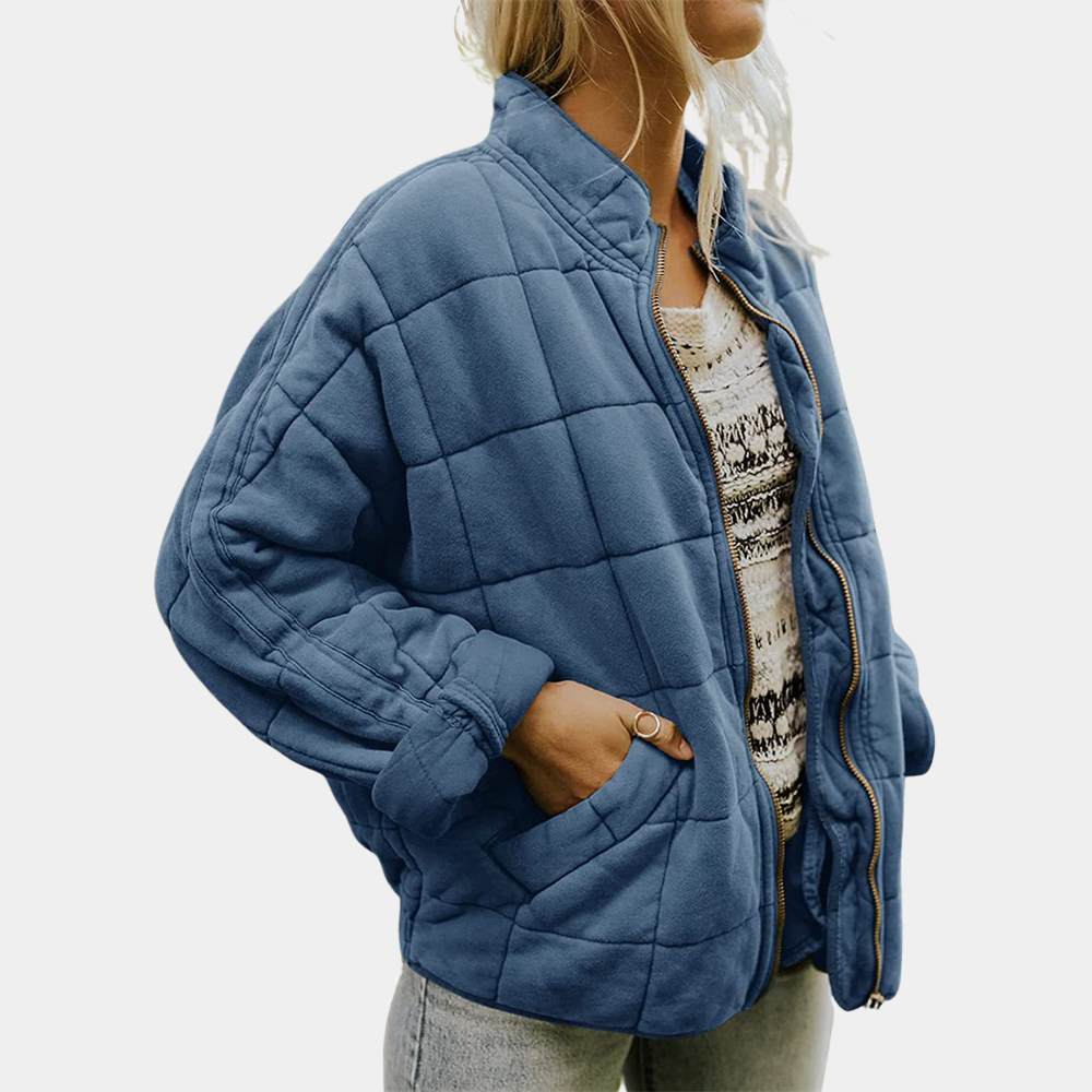 Alyssa | Women's Oversized Quilted Jacket - Image 3