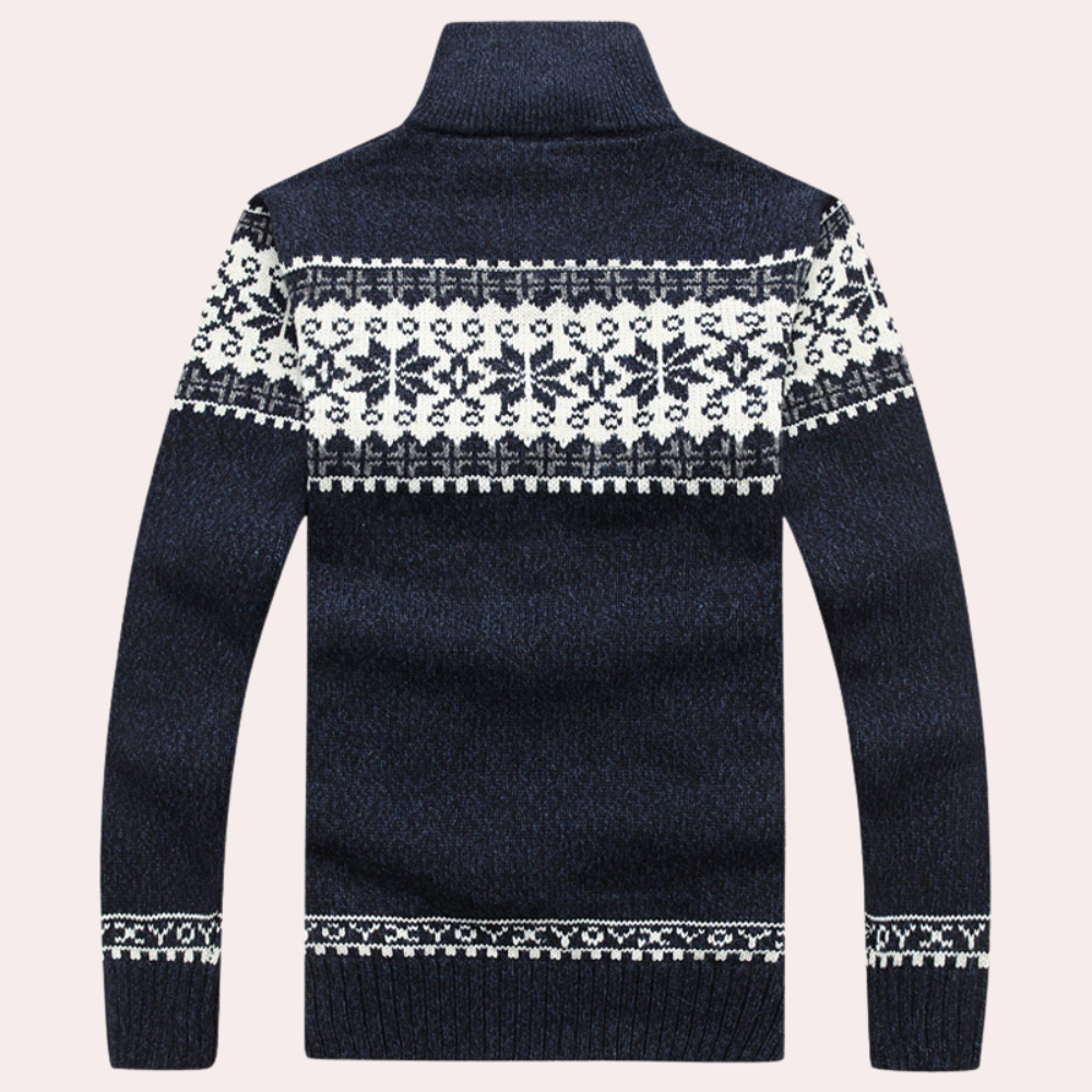 Douglas | Men's Full Zip Knit Jacket - Image 2