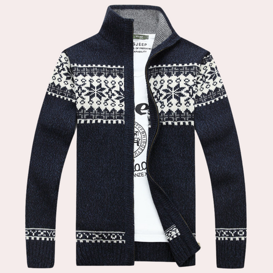 Douglas | Men's Full Zip Knit Jacket - Image 1