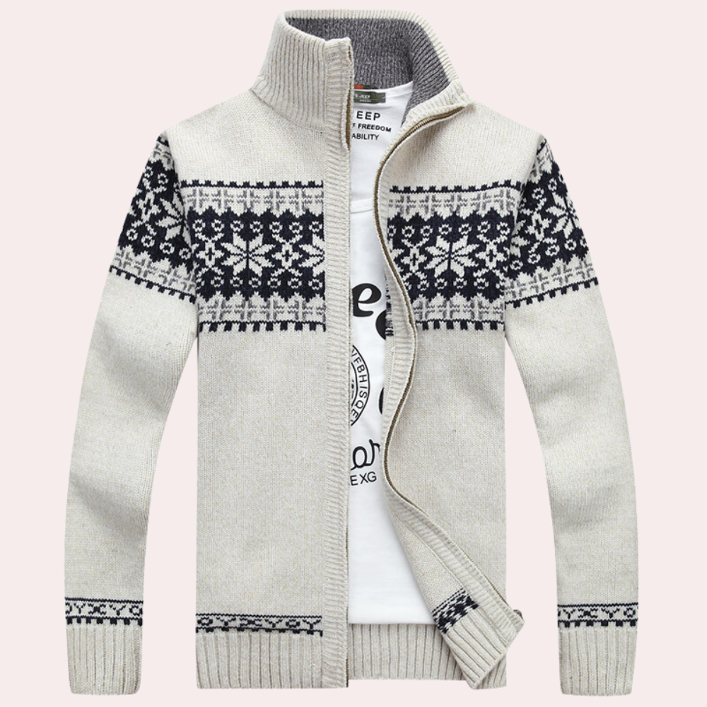Douglas | Men's Full Zip Knit Jacket - Image 5