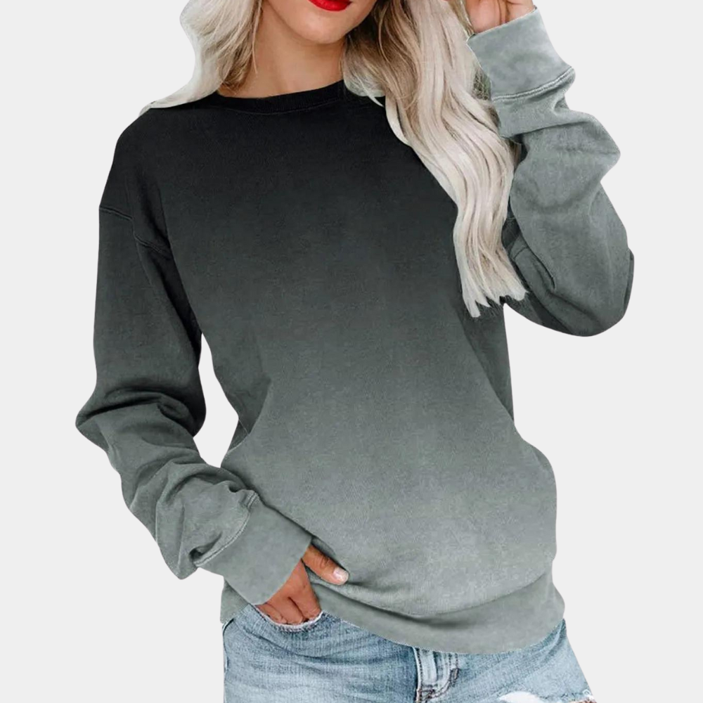 Charity | Women's Ombre Long Sleeve Sweater - Image 1