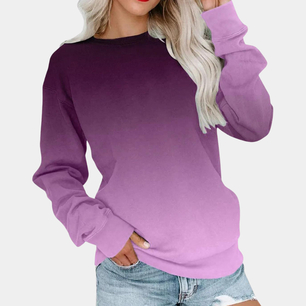Charity | Women's Ombre Long Sleeve Sweater - Image 6