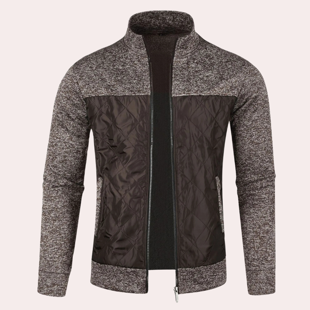 Vincent | Men's Quilted Casual Jacket - Image 5
