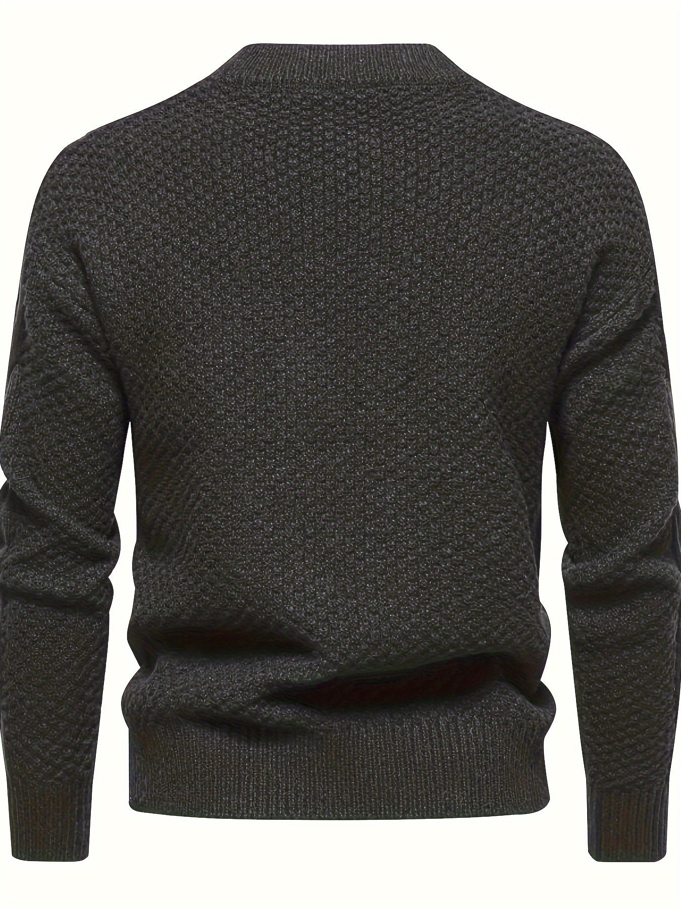 Robert | Men's Cable Knit Crew Neck Sweater - Image 8
