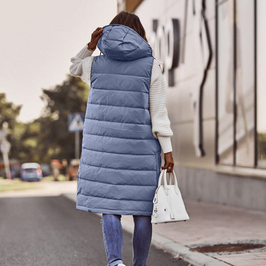 Hope | Women's Hooded Puffer Vest - Image 1