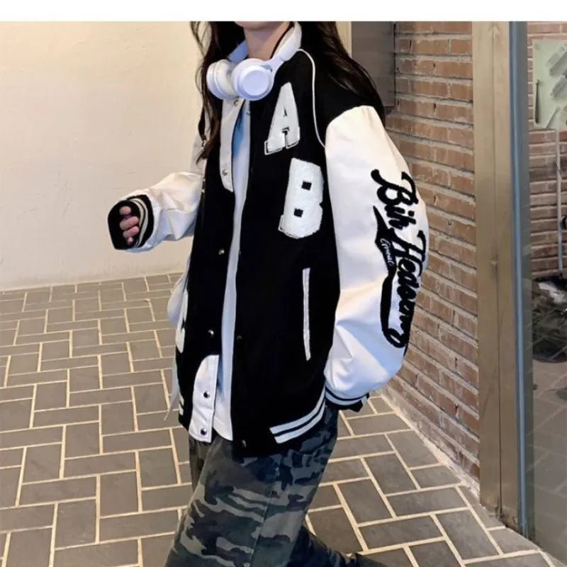Libby | Women's Oversized Varsity Jacket - Image 7