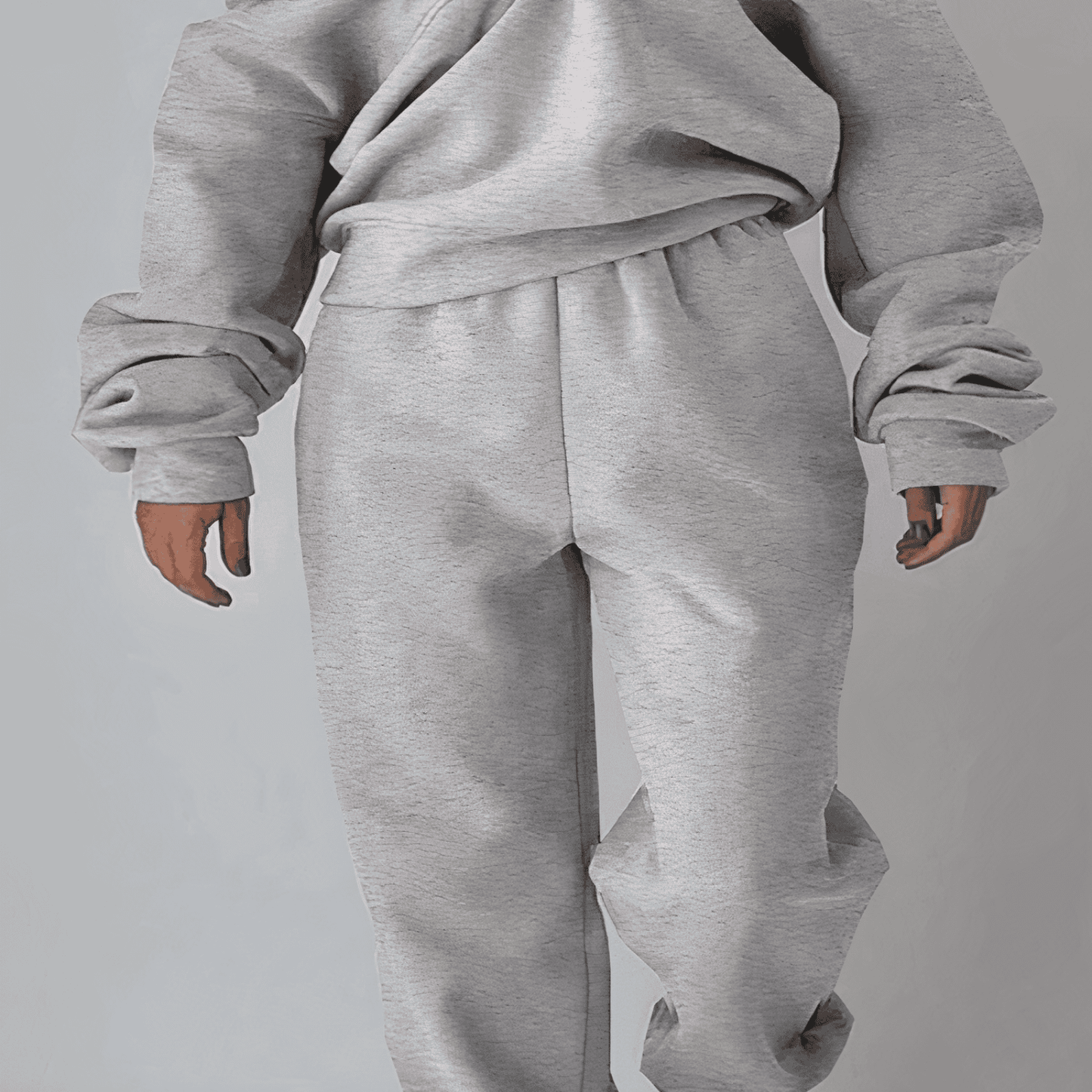 Daniela | Women's High Neck Sweat Set Two-Piece Set - Image 9