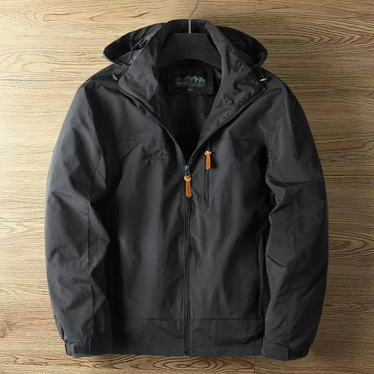 Stuart | Men's Hooded Lightweight Jacket - Image 1
