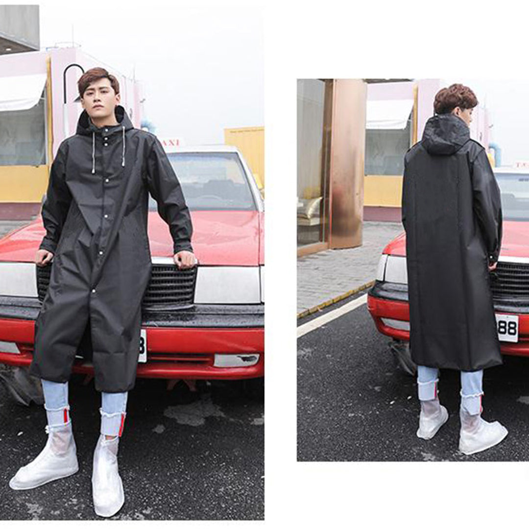 Wade | Men's Hooded Long Coat - Image 7