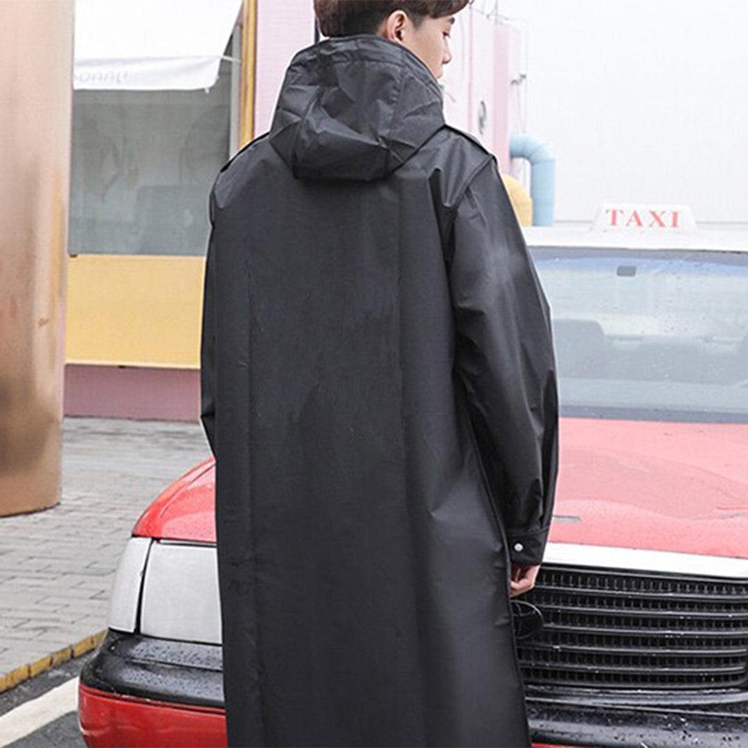Wade | Men's Hooded Long Coat - Image 5