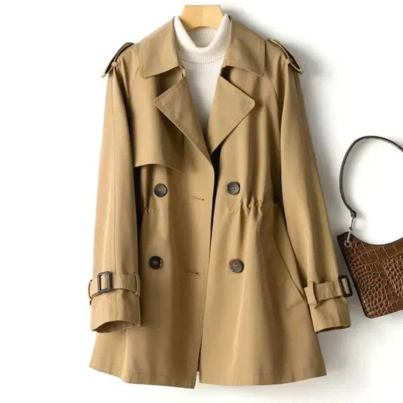Sophia | Women's Double-Breasted Belted Trench Coat - Image 5