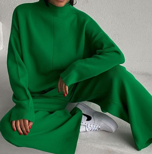 Sherry | Women's Oversized Crewneck Sweater - Image 16