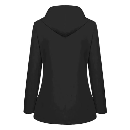 Samantha | Women's Hooded A-Line Coat - Image 1