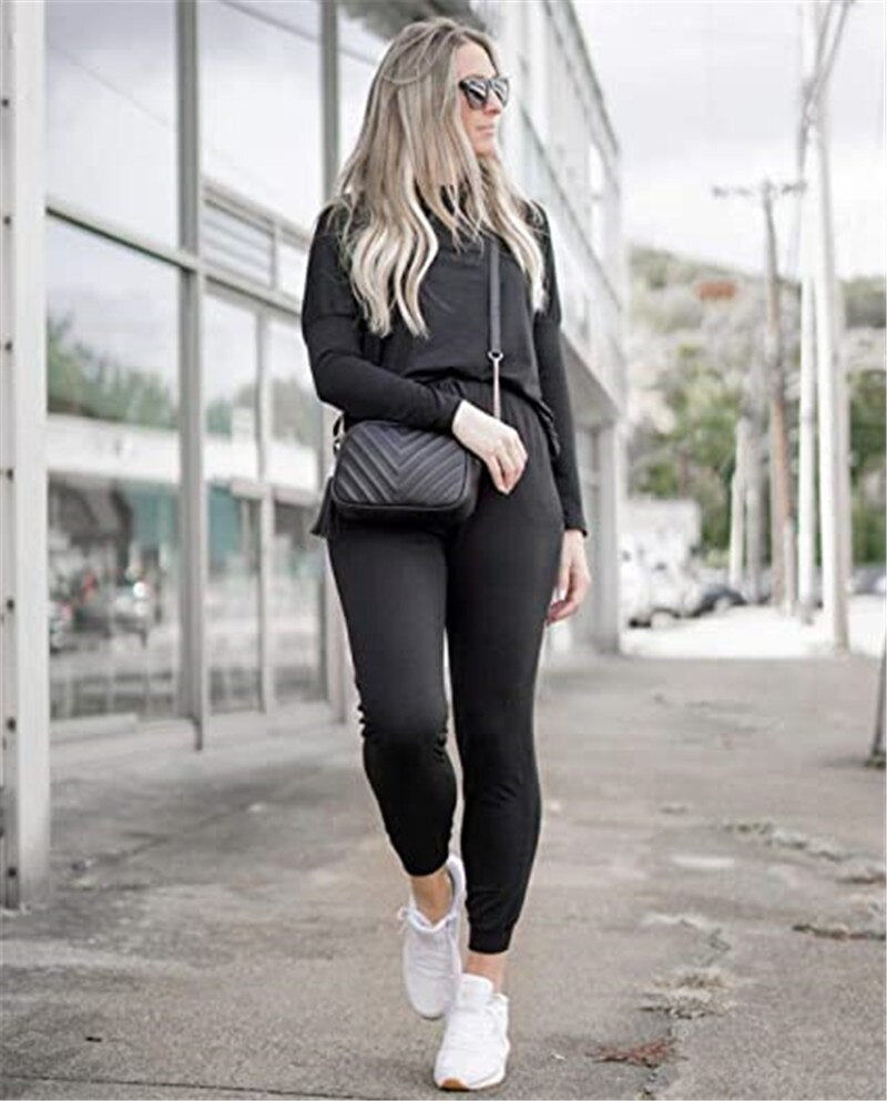 Jolene | Women's Relaxed Fit Two-Piece Jogger Set - Image 13
