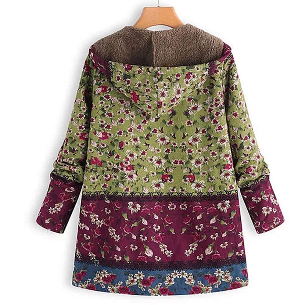 Riley | Women's Hooded Floral Jacket - Image 2