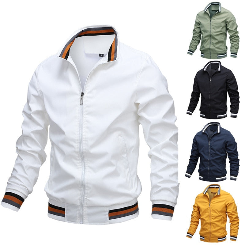 Edward | Men's Bomber Casual Jacket - Image 4