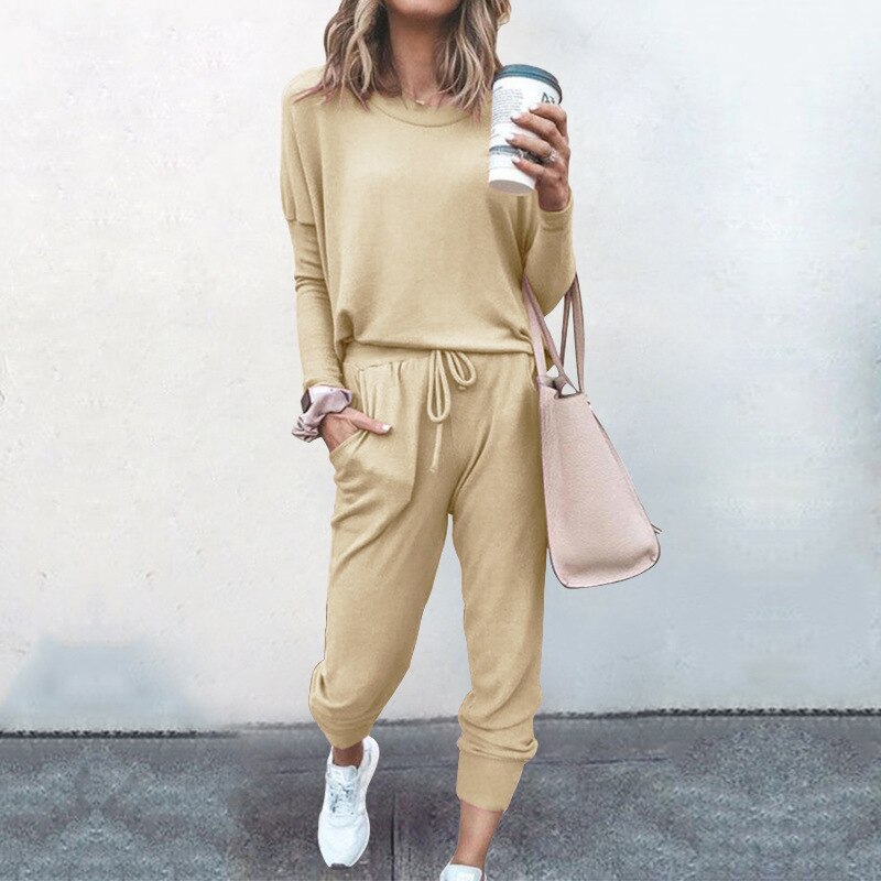 Jolene | Women's Relaxed Fit Two-Piece Jogger Set - Image 2