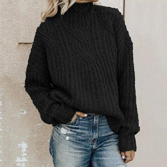 Natalie | Women's Oversized Cable Knit Sweater - Image 1