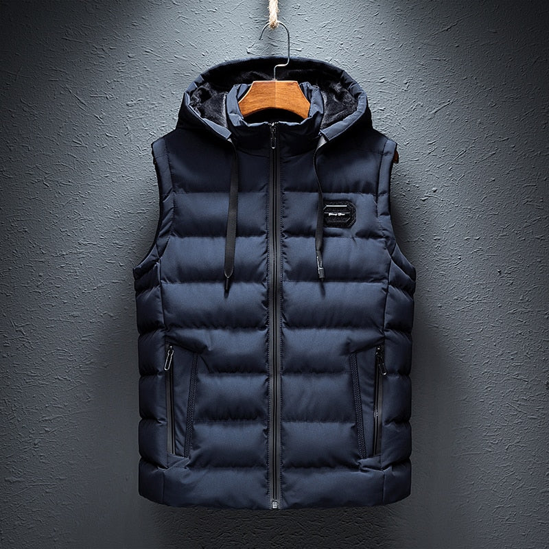 Floyd | Men's Hooded Puffer Vest - Image 1