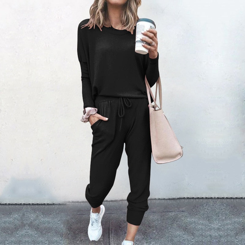 Jolene | Women's Relaxed Fit Two-Piece Jogger Set - Image 16