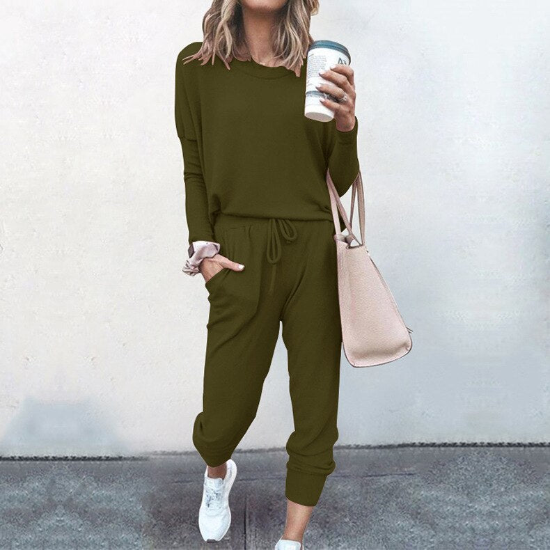 Jolene | Women's Relaxed Fit Two-Piece Jogger Set - Image 15