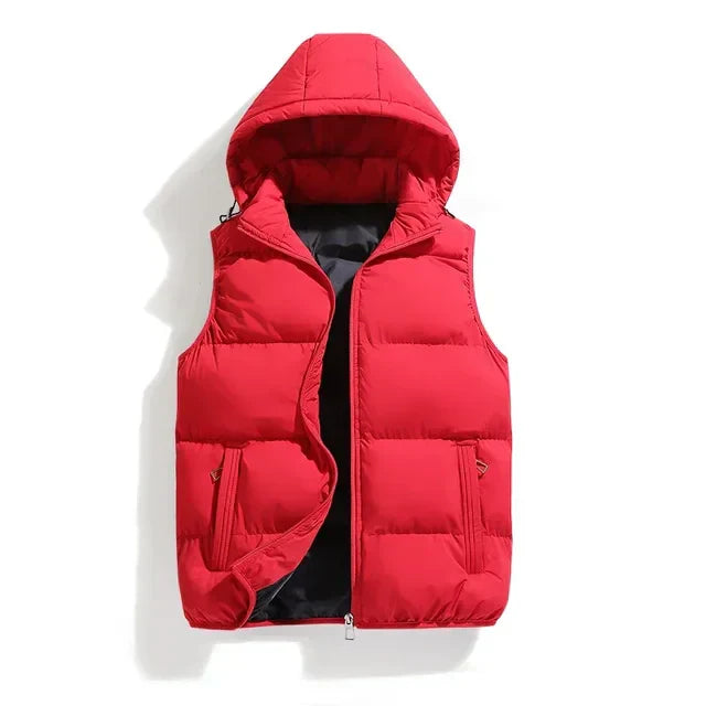 Leonard | Men's Hooded Puffer Vest - Image 10