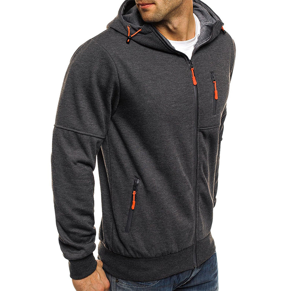 Colin | Men's Hooded Full Zip Jacket - Image 2
