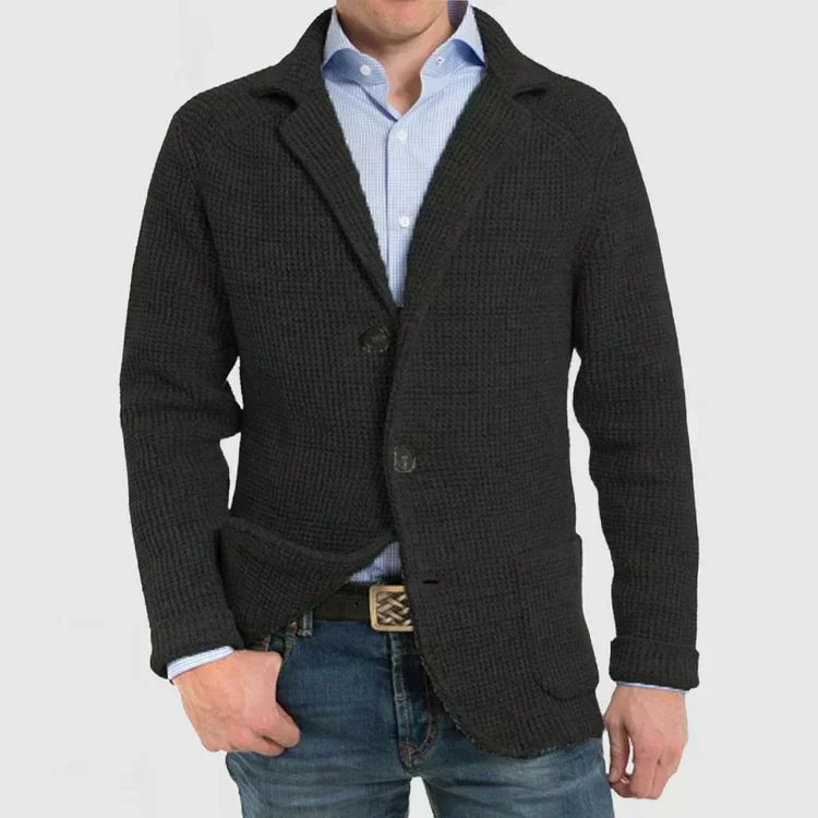 Arlo | Men's Knit Sweater Jacket - Image 4
