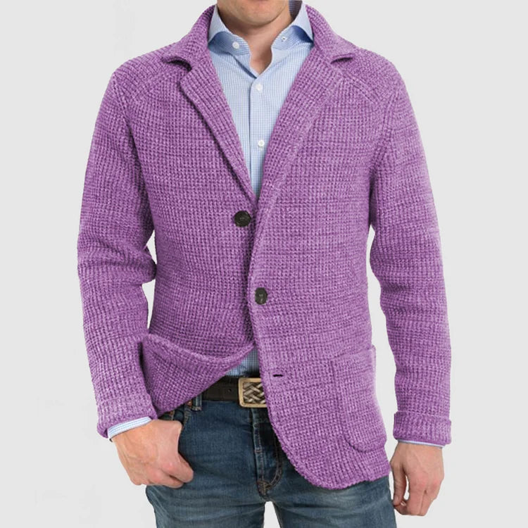 Arlo | Men's Knit Sweater Jacket - Image 7