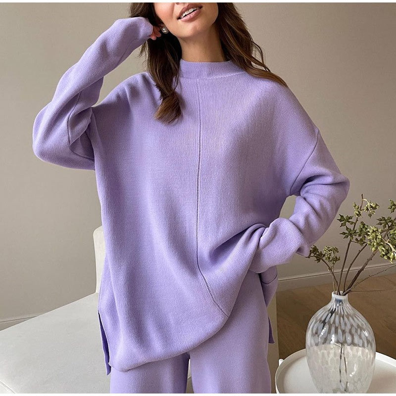 Sherry | Women's Oversized Crewneck Sweater - Image 12