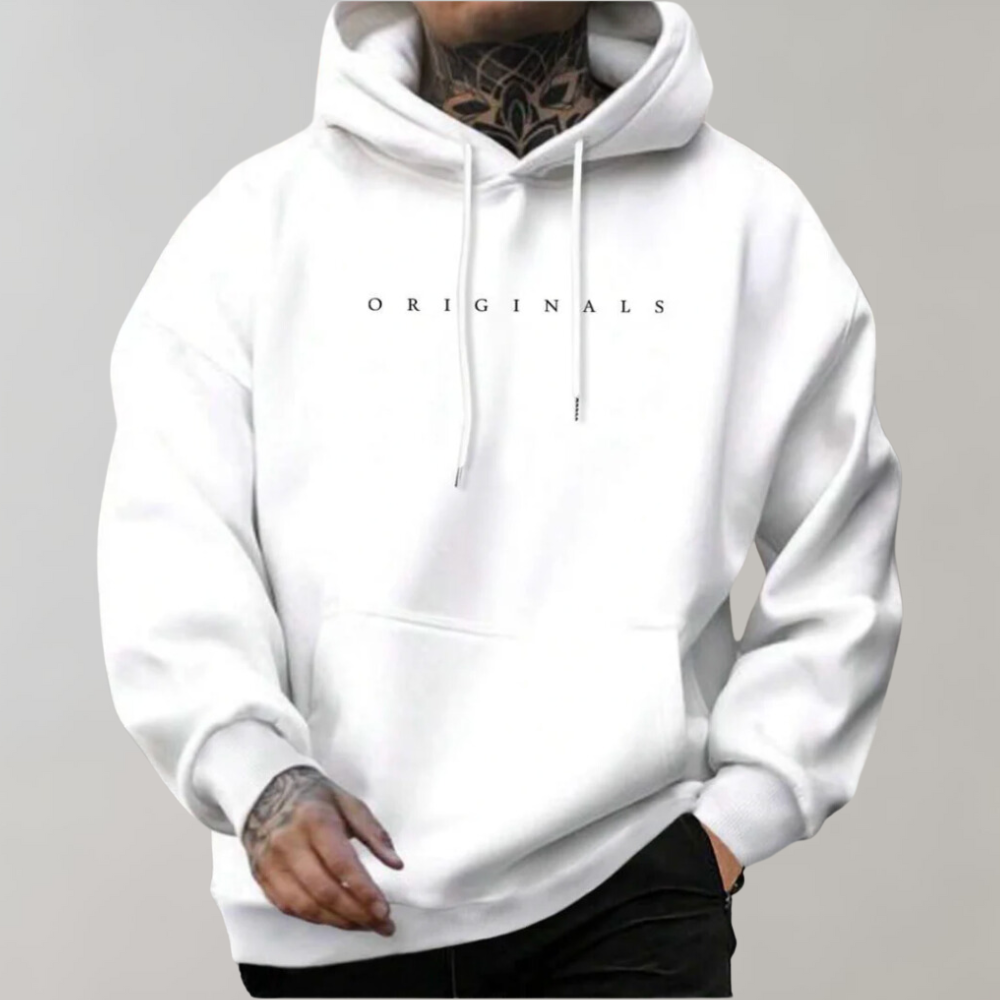 Darrell | Men's Drawstring Pullover Hoodie - Image 2