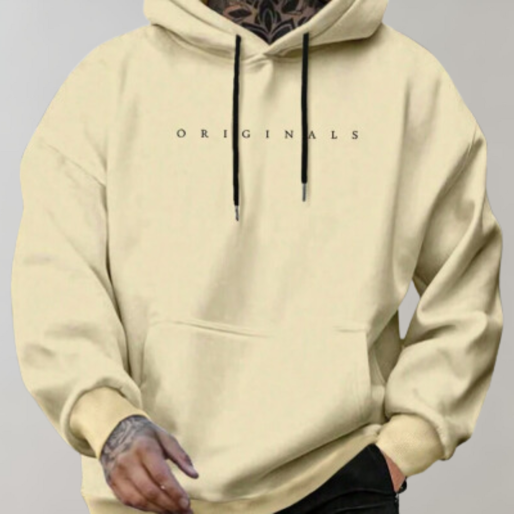 Darrell | Men's Drawstring Pullover Hoodie - Image 3
