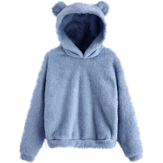 Eliza | Women's Teddy Bear Ear Relaxed Fit Hoodie - Image 1