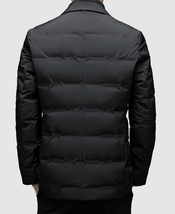 Jerry | Men's Quilted Puffer Blazer Jacket - Image 5
