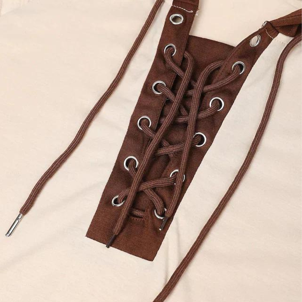Bradley | Men's Lace-Up Hoodie - Image 3