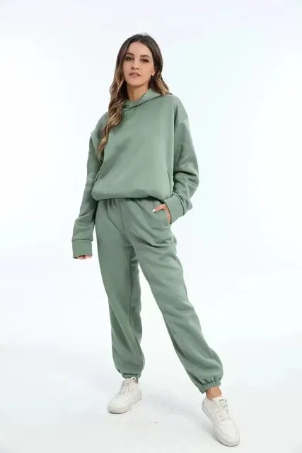 Ann | Women's Oversized Hoodie Sweatshirt Set - Image 1