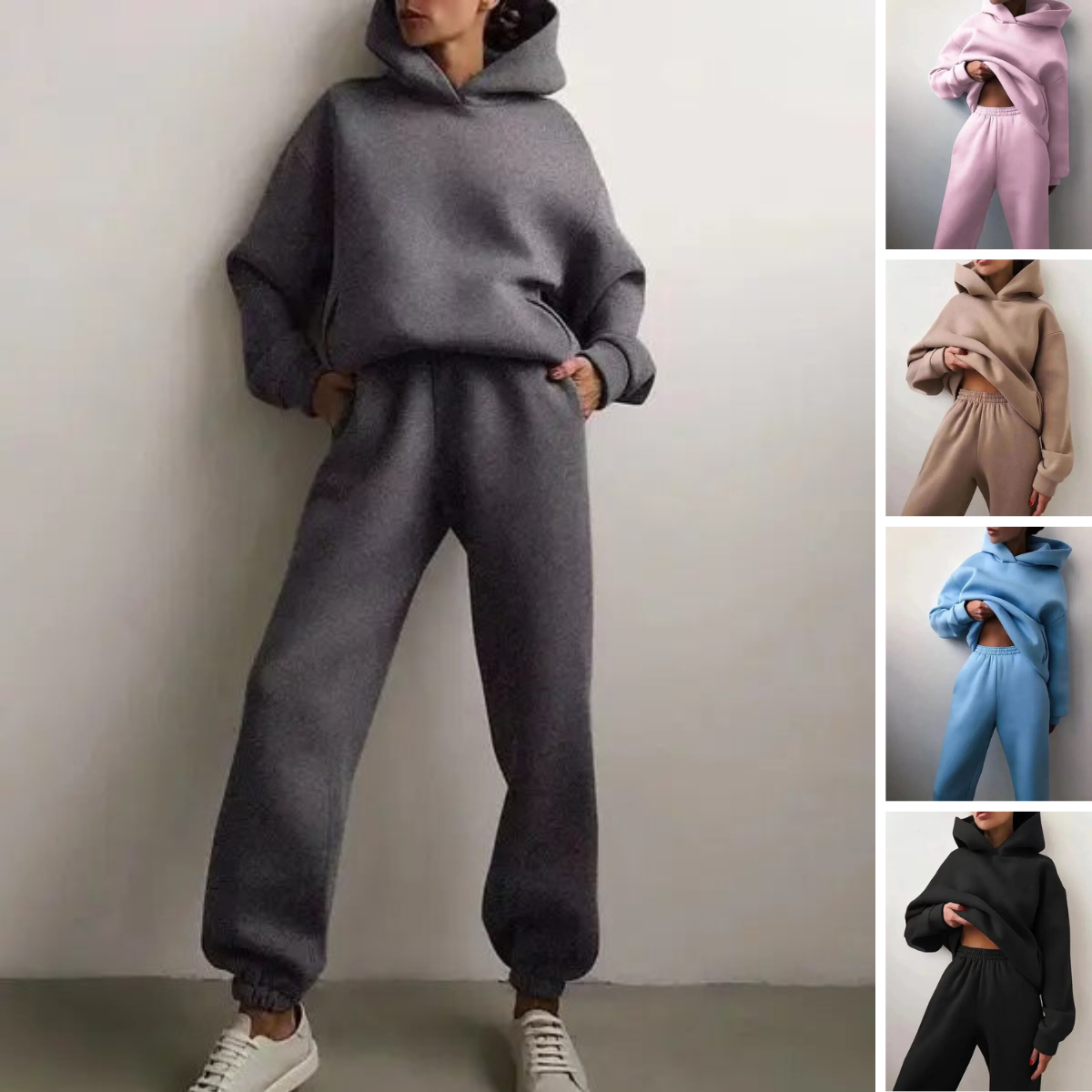 Ann | Women's Oversized Hoodie Sweatshirt Set - Image 16